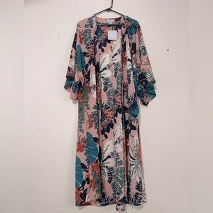 Orchid Row Floral Kimono